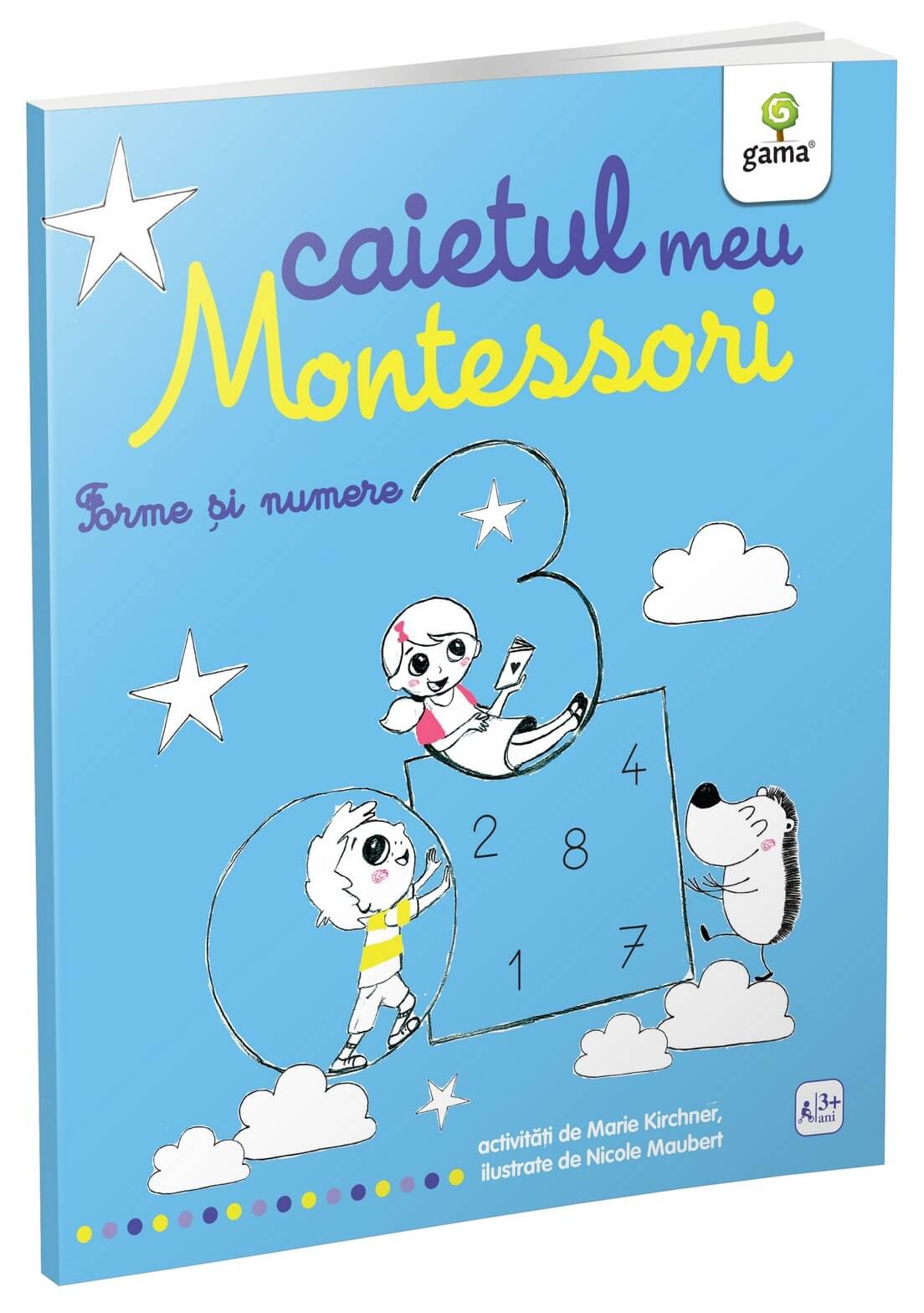 Forme si numere caiet Montessori Jucarii Vorbarete