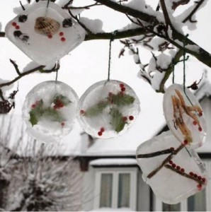 idei de jocuri pentru iarna ornamente din copaci