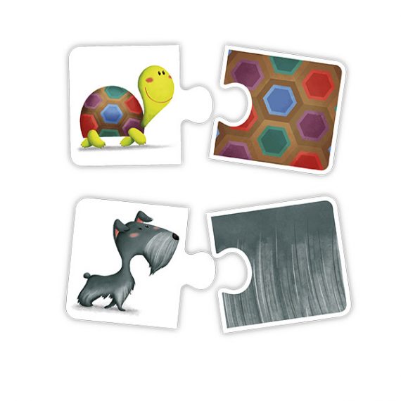Puzzle Educativ Montessori - Texturile animalelor_2