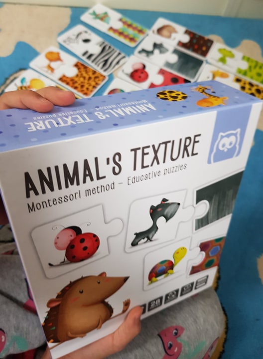 Puzzle Educativ Montessori – Texturile animalelor7