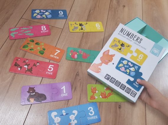 Puzzle Educativ Montessori – Învățăm Numerele
