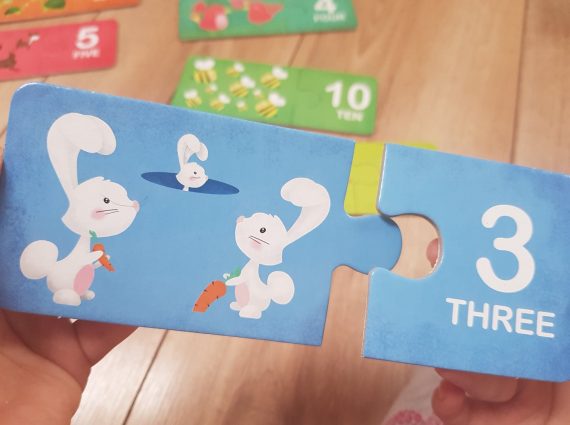 Puzzle Educativ Montessori – Învățăm Numerele3