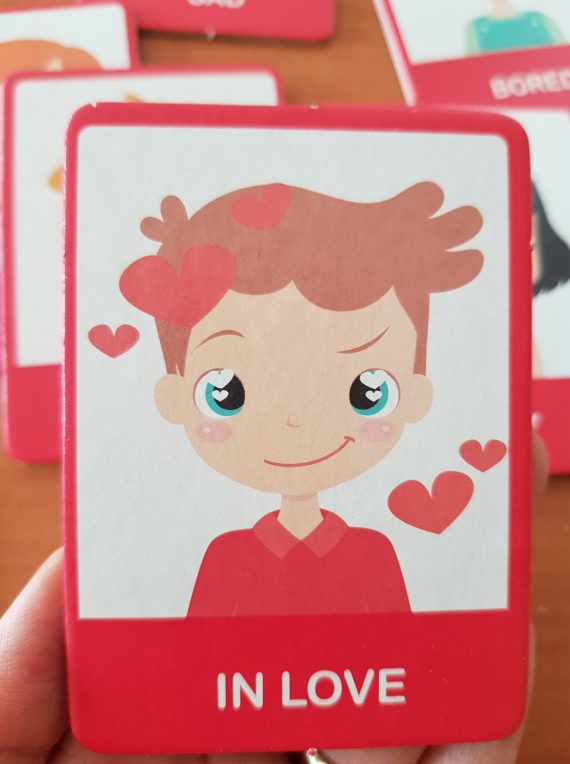 Flashcarduri Montessori - emotiile si corpul meu ENG10