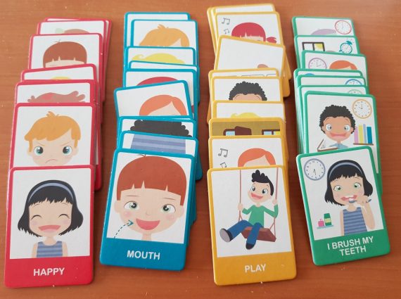 Flashcarduri Montessori - emotiile si corpul meu ENG11