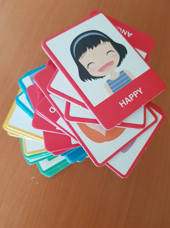 Flashcarduri Montessori - emotiile si corpul meu ENG3