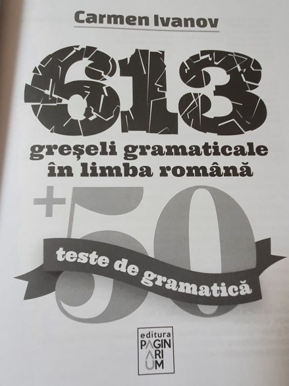 613 greseli gramaticale in limba romana4