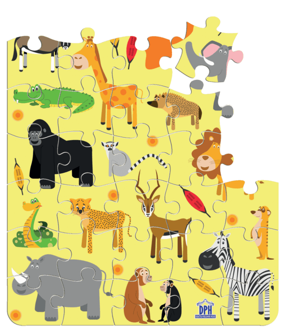 puzzle-ANIMALE din AFRICA (bucati)jucarii vorbarete