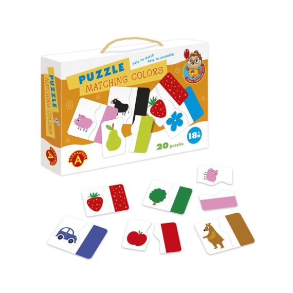 Puzzle educativ Potriveste culorile, +18luni, Alexander Games AXG-1859 2